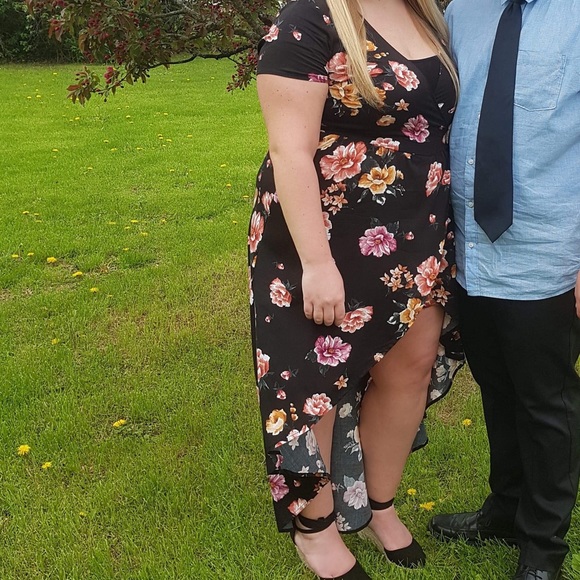 Torrid high low with romper dress - Picture 3 of 3